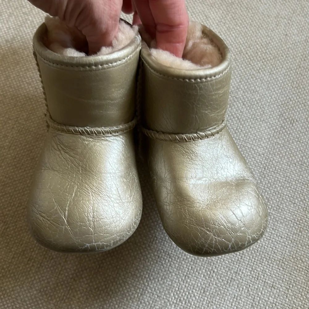 UGG gold leather